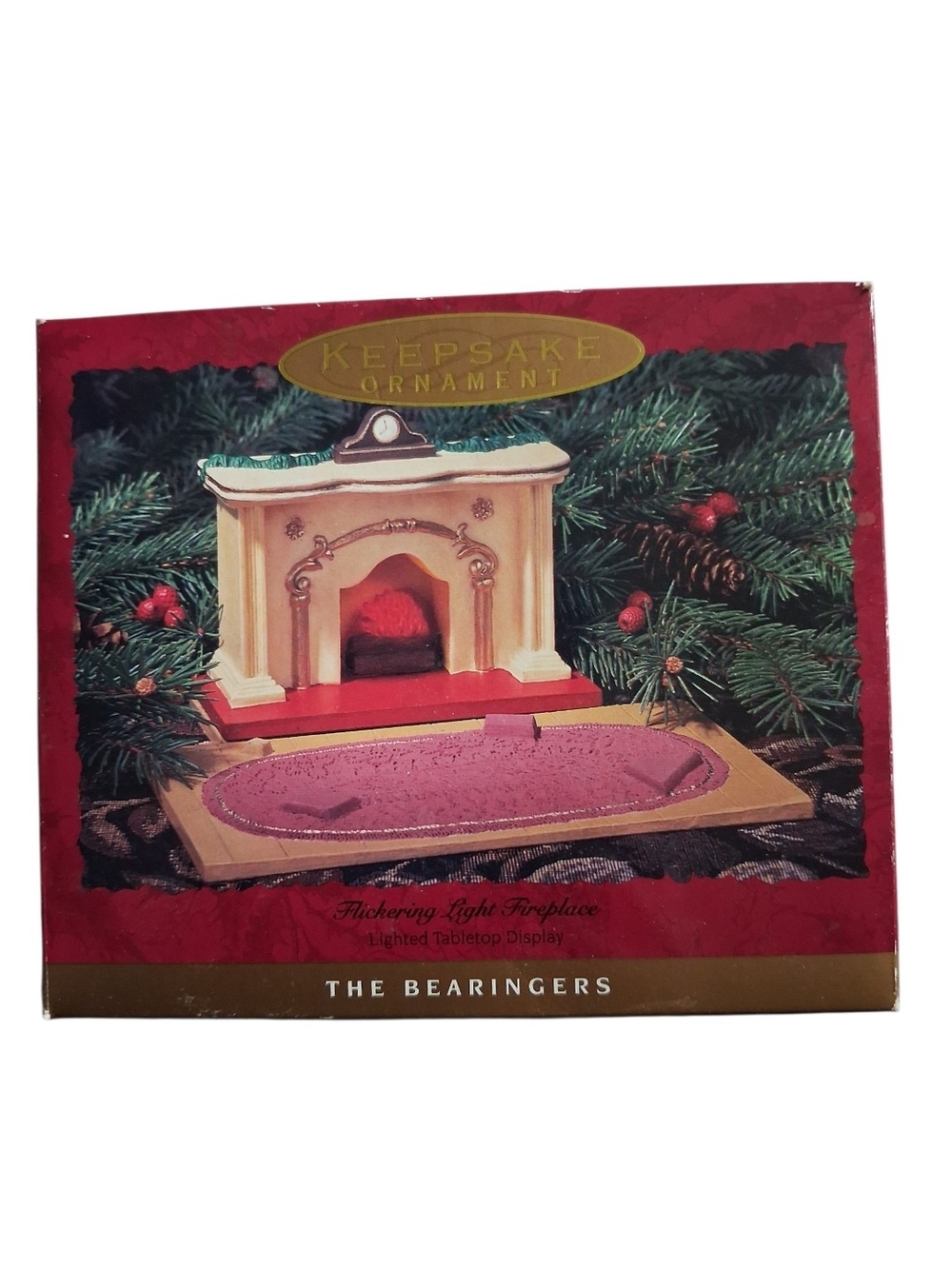 Ornament Flickering Light Fireplace Display